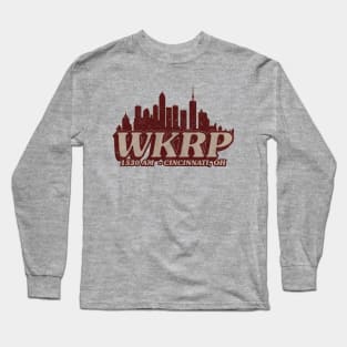 wkrp - city skyline retro Long Sleeve T-Shirt